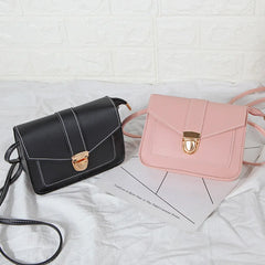Mini PU Leather Shoulder Messenger Bag Yellow