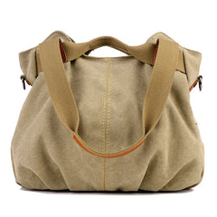 Canvas Crossbody Shoulder Bag for Women Large Capacity Tote Bag