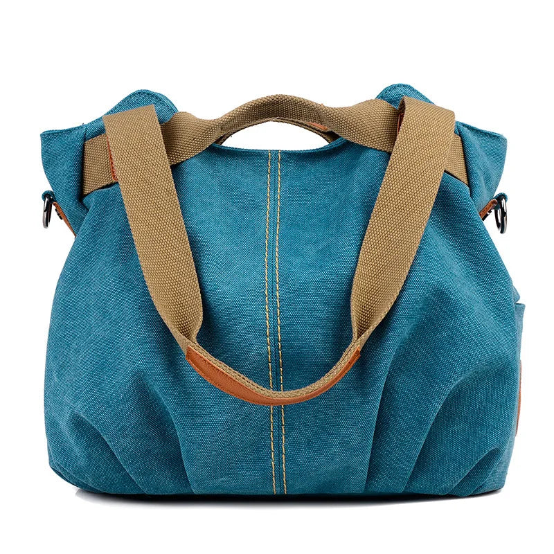 Canvas Crossbody Shoulder Bag for Women Large Capacity Tote Bag