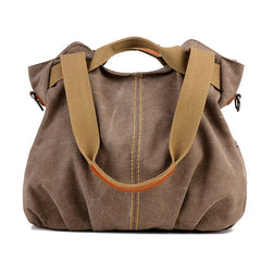 Canvas Crossbody Shoulder Bag for Women Large Capacity Tote Bag