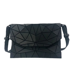 Geometric Luminous Envelope Crossbody Bag for Women