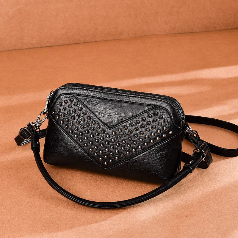 Leather Shoulder Bag Casual Crossbody Bags for Women