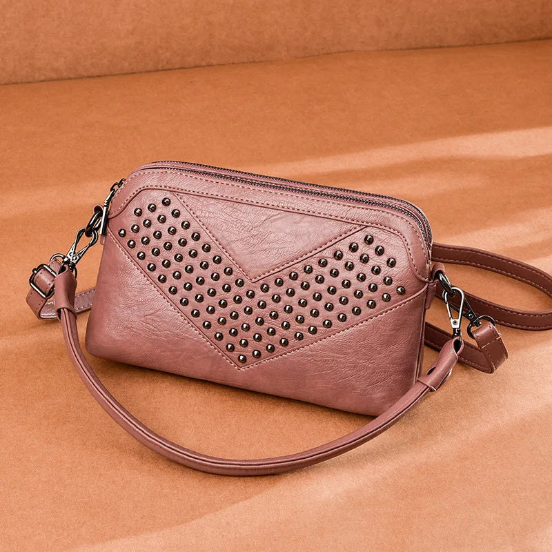 Leather Shoulder Bag Casual Crossbody Bags for Women