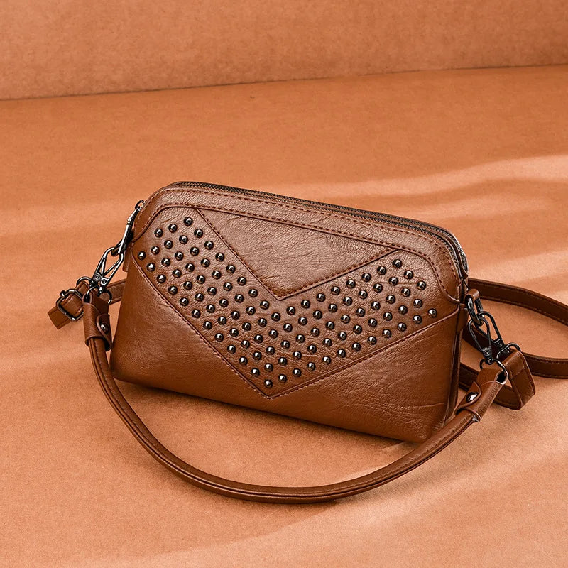 Leather Shoulder Bag Casual Crossbody Bags for Women