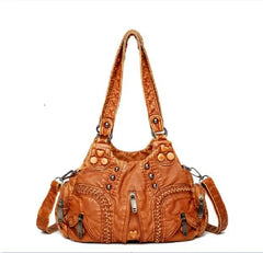 Large Capacity Crossbody Shoulder Bag Women Leather Messenger Tote Bags