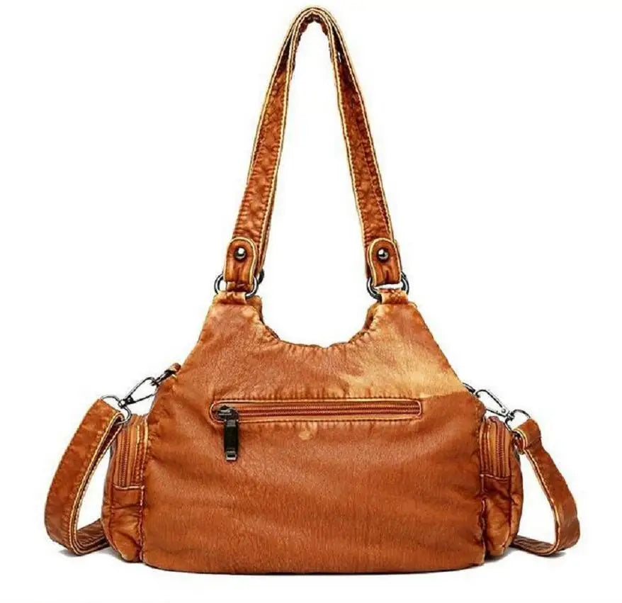 Large Capacity Crossbody Shoulder Bag Women Leather Messenger Tote Bags