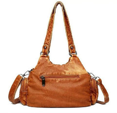 Large Capacity Crossbody Shoulder Bag Women Leather Messenger Tote Bags