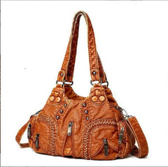 Large Capacity Crossbody Shoulder Bag Ladies Leather Messenger Casual Tote Bags