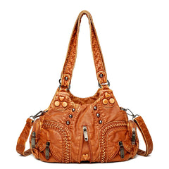 Large Capacity Crossbody Shoulder Bag Women Leather Tote Bags