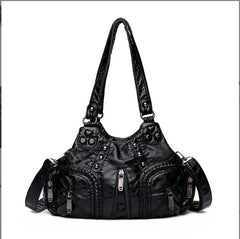 Large Capacity Crossbody Shoulder Bag Women Leather Messenger Tote Bags