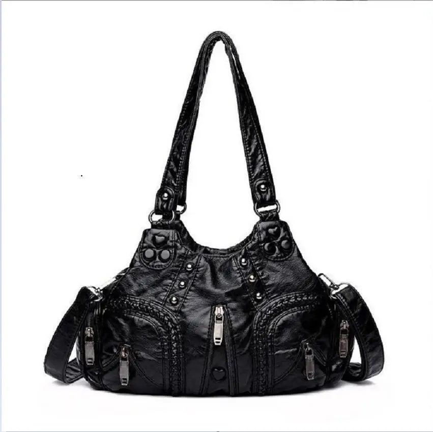 Large Capacity Crossbody Shoulder Bag Ladies Leather Messenger Casual Tote Bags