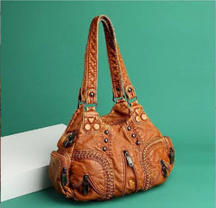 Large Capacity Crossbody Shoulder Bag Women Leather Messenger Tote Bags