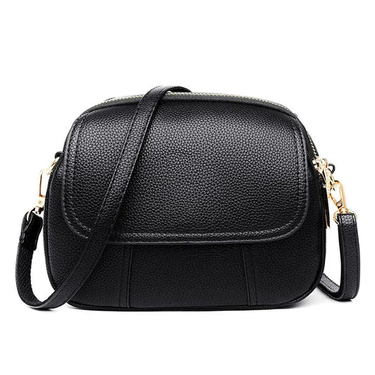 Small Pu Leather Handbags for Women Strap Decorated Messenger Bags