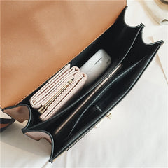 Rivet Crossbody Bag Red Small Messenger Shoulder Bag Ladies Hand Bag