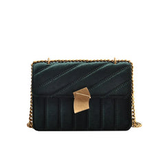 Vintage Velvet Chain Evening Clutch Bag Women Shoulder Handbag