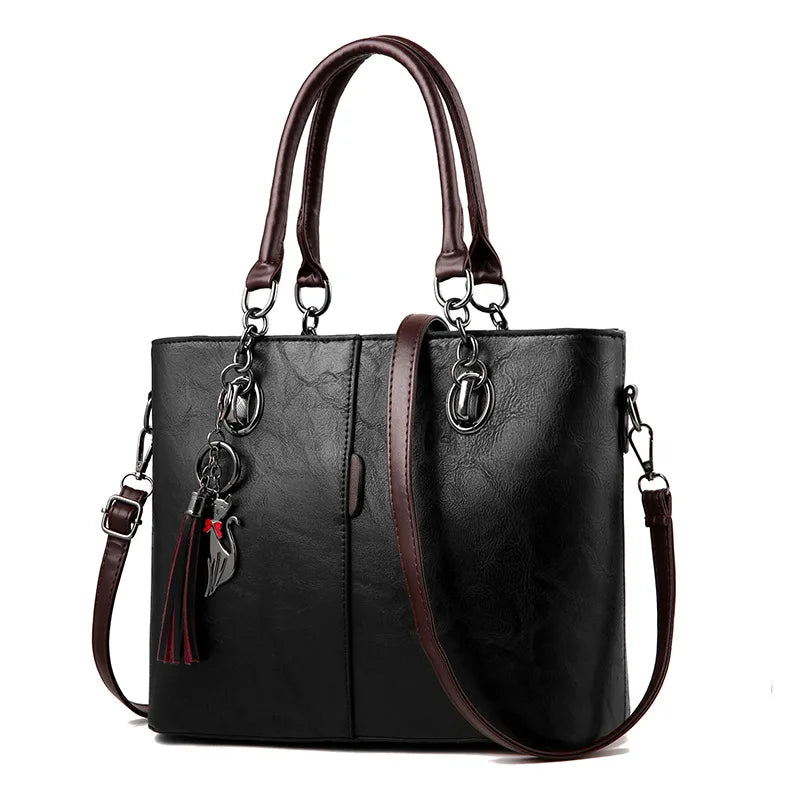 Tassel Crossbody Shoulder Bag for Women Messenger Handbag Purse