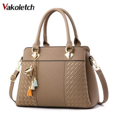 Women Leather Handbags Tasse Female Bag Shoulder bag KL612