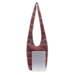 Fringe Shoulder Bag Ethnic Tote Handbag Large Purse Hippie Travel Bag