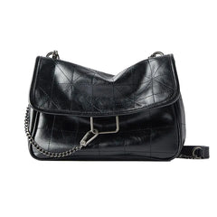 Vintage Shoulder Bag Chain Messenger Bags Soft Flap Shoulder Crossbody Pack