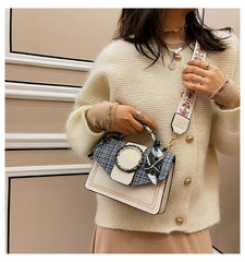 Women Leather Shoulder Tote Messenger Crossbody Bag