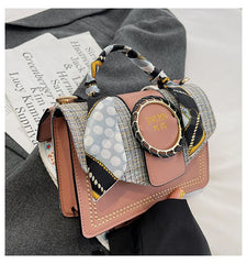 Women Leather Shoulder Tote Messenger Crossbody Bag
