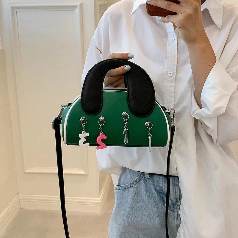 Women Crossbody Bag Pu Leather Shell Shoulder Bag