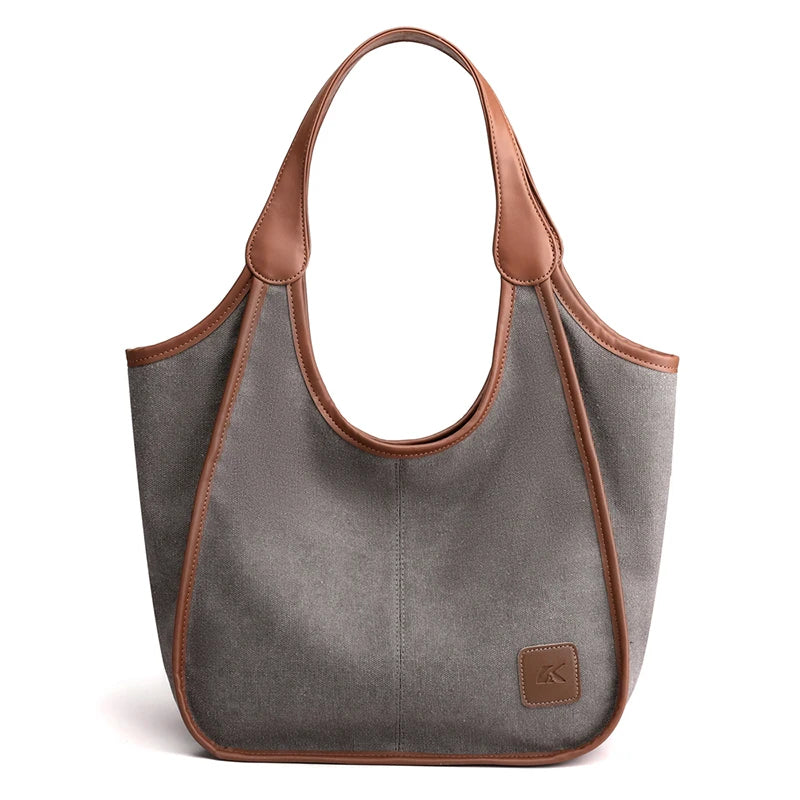 Canvas Crossbody Bag Women Large Shoulder Handbag High Capacity