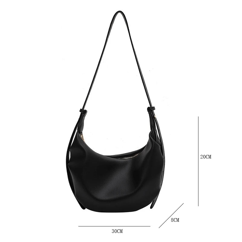 Vintage Hobo Shoulder Bag Soft Leather Messenger Bag