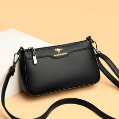 Retro Striped Women's Shoulder Bag Solid Summer Messenger Sac