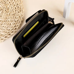 Women's Contrast Buttons Crossbody Bag Purse Wallet Shoulder Bag