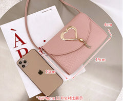 Heart Shaped Bag Women Purses Handbags Side Fashionable Satchels