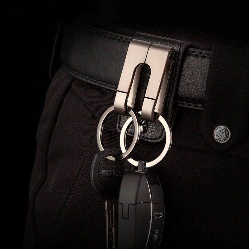 High-Grade Belt Key Clip Holder Waist Hanging Chain Belt Key Ring Holder