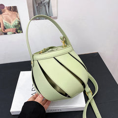 Summer Bucket Crossbody Bag Hollow Out Women Handbags