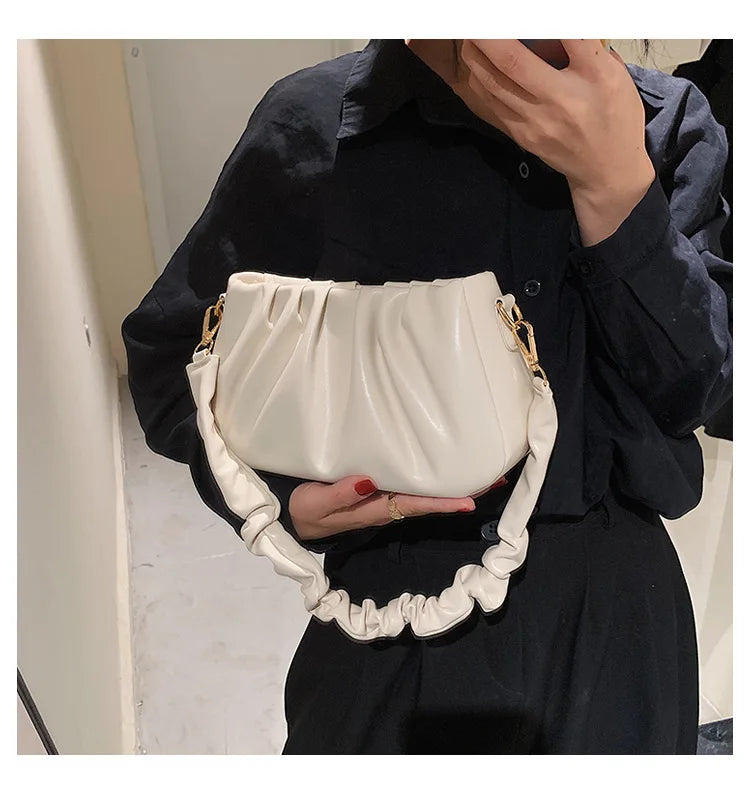 Fold Cloud Underarm Bag Female Autumn Shoulder Bag