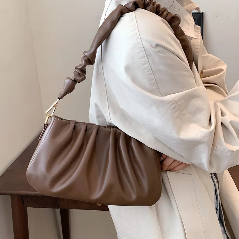 Fold Cloud Underarm Bag Female Autumn Shoulder Bag