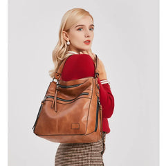 Hobo Handbags Women's Oil Wax Tote Bag Lady Large Shoulder Messenger