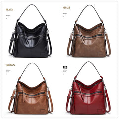 Hobo Handbags Women's Oil Wax Tote Bag Lady Large Shoulder Messenger