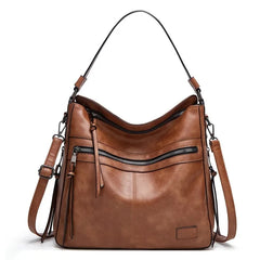 Hobo Handbags Women's Oil Wax Tote Bag Lady Large Shoulder Messenger