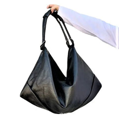Soft Leather Large Shoulder Bag Women's Casual Messenger Bag
