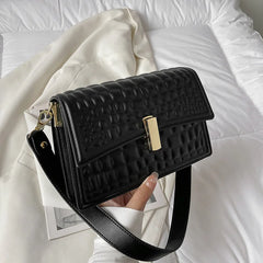 Lady Crocodile Bag Small Shoulder Purse Women Crossbody Handbag