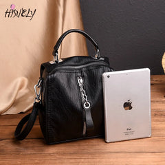Lady Leather Handbags Women Bags Shoulder Crossbody Bag Multifunction Tote Purse