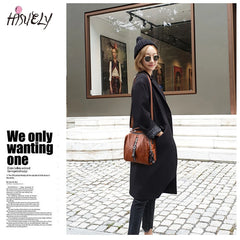 Lady Leather Handbags Women Bags Shoulder Crossbody Bag Multifunction Tote Purse