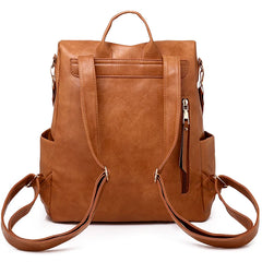 Leather Backpack Women Bag Pack Shoulder Bag Sac A Dos High Travel