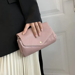 Leather Shoulder Bag Multi-layer Pocket Crossbody for Women