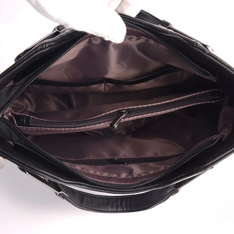 Leather Handbags Women Bags Famous Female Crossbody Bags