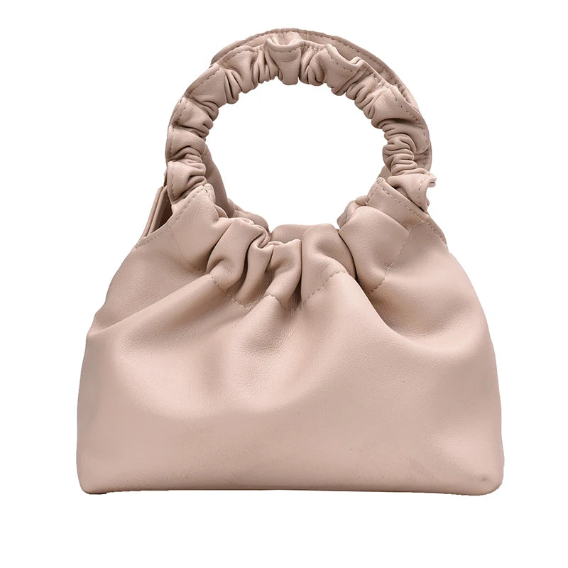 Small Leather Handbag Soft Crossbody Clutch Women's Totes Bag