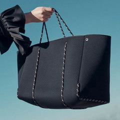 Neoprene Shoulder Handbag Casual Tote Bag for Women