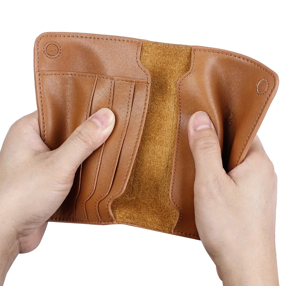 Men Women Family Leather Passport Cover Holder for Travel
