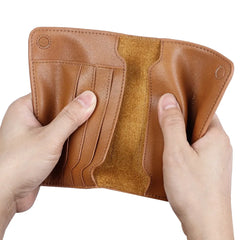 Men Women Family Leather Passport Cover Holder for Travel