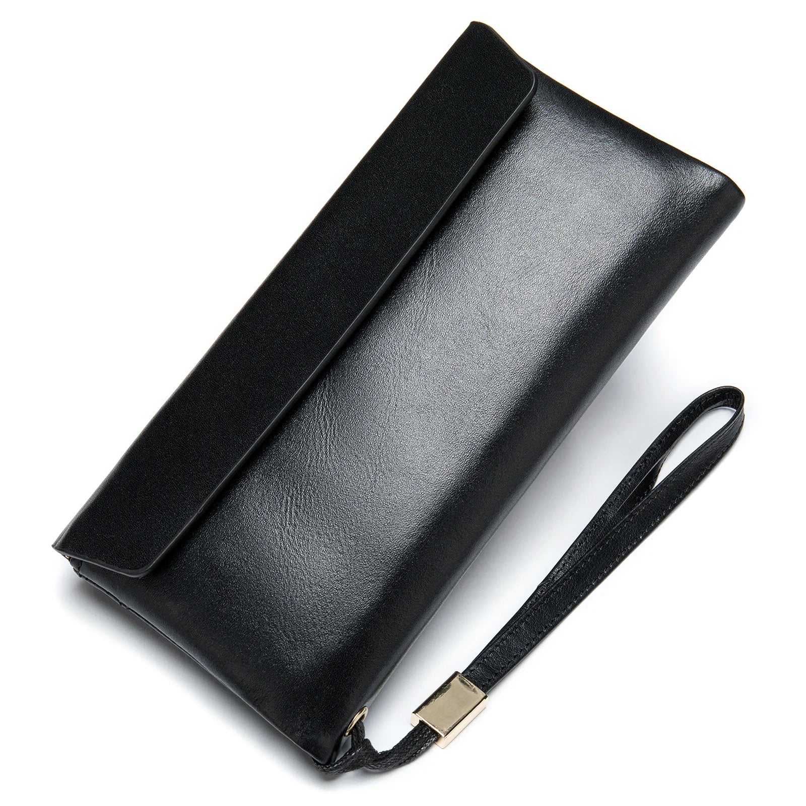 Leather Clutch Purse Women's Long Wallet Thin Purses Female Money Hand Bag